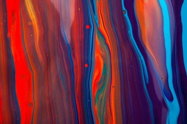 colorful lines, paint